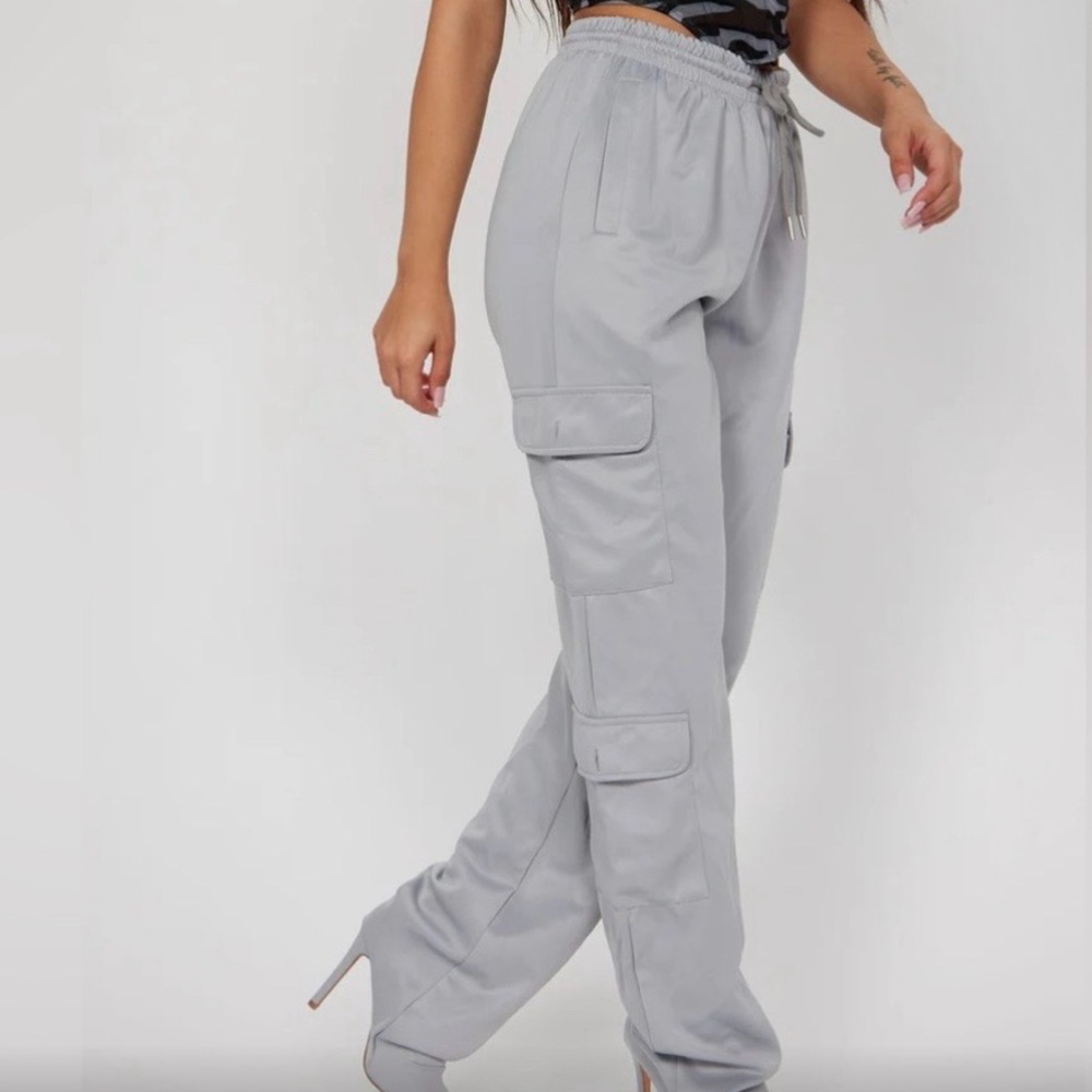 Gray Over the Knee Boots